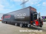 megatrailer schuifzeil met meeneemheftruck voorziening